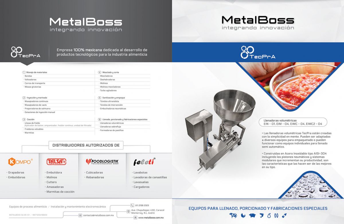 MetalBoss - TecPrA - 3-33.mx Design Studio - Equipos para proceso de productos cárnicos